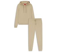 HUGO Hommes Tracksuit DapoDayote Ensemble de survêtement deux pièces en molleton de coton avec logo imprimé