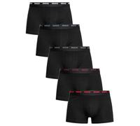 HUGO Hommes Trunk Five Pack Lot de Cinq Boxers Courts en Coton Stretch avec Taille à Logos
