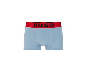 HUGO Hommes Trunk Icon Boxer Court en Coton Stretch avec Taille à Logo