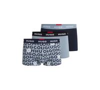 HUGO Hommes Trunk Triplet Design Lot de Trois Boxers Courts en Coton Stretch à Logo