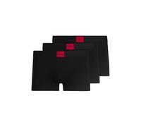 Hugo Boxer Triplet Galaxy noir pur rouge — 3 unités, Taille L