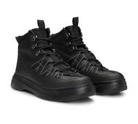 HUGO Hommes Urian hito Bottines en cuir avec finitions textiles et lacets inspirés des chaussures de randonnée