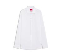HUGO Chemise Slim Modern en coton stretch avec patte de boutonnage invisible - Style Valerio, 50554768 Blanc 41