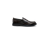 HUGO Hommes Varian Loaf Mocassins en Cuir avec Finition Penny