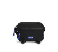 HUGO Hommes Vytal R EW Zip Sac Reporter avec Patch logoté en Gomme