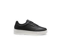 HUGO Hommes Yarrow Tenn Baskets en Similicuir avec détails en Zigzag
