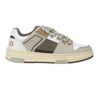HUGO Baskets basses 'Yarrow' mastic / cognac / brun foncé / blanc, Taille 41