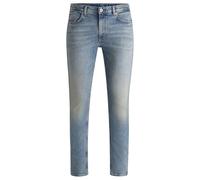 HUGO Hommes Zane Jean Extra Slim en Denim Stretch Bleu Stone-Washed