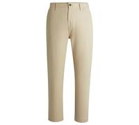 HUGO Hommes Zeebo243D Pantalon Tapered Regular Rise en Twill de Coton