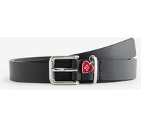 HUGO HUGO Black Charm Leather Belt