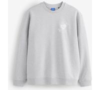 HUGO HUGO Sweat-shirt oversize à col rond imprimé graphique