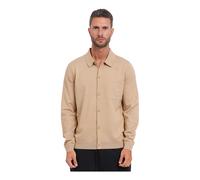 Hugo San Jordan 10276192 Red V Neck Sweater Beige M Homme