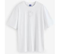 HUGO HUGO White Graphic Oversize T-Shirt