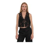 Hugo - Irika Top - Femme - Tops - Noir - Taille: 42 FR