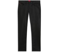 HUGO Jean Slim noir en denim enduit stretch confortable - Style HUGO 708, 50568100 Noir 36/32