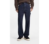 HUGO Jean Baggy en denim bleu foncé - Style carpenter/4, 50553473 Bleu foncé 38/32