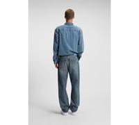 HUGO Jean Baggy en denim usé bleu - Style Nate, 50547137 Bleu 30/32