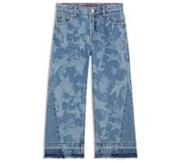 HUGO Jean coupe décontractée en denim de coton à imprimé étoile pour enfant - Style G00079/Z1004A, G00079 Fantaisie 126