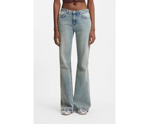 HUGO Jean Flared en denim bleu teinté - Style Gelissa_B, 50553071 bleu clair 27/34