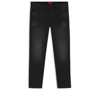 HUGO Jean Fuselé en Denim Stretch Noir