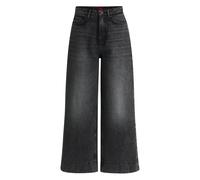 Hugo - Jean Large en Denim Noir - Femme - Jeans - Noir - Taille: W25 L32