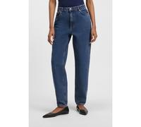 HUGO Jean Mom en denim rigide bleu - Style Garlene, 50542462 Bleu 27/34