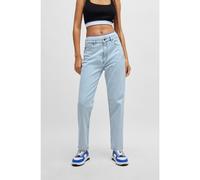 HUGO Jean Mom en denim stretch bleu vert - Style Noe_B, 50520613 bleu clair 25/36