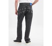 HUGO Jean Baggy en denim noir avec logo délavé - Style Nate, 50547152 Gris sombre 34/32