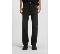 HUGO Jean Regular en denim lavé noir - Style Jonah, 50547125 Gris sombre 30/34