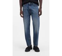 HUGO Jean Relaxed Tapered en denim de coton égyptien bleu - Style HUGO 838, 50556640 Bleu 35/32