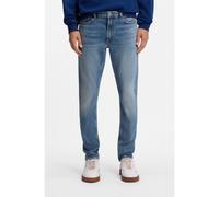 HUGO Jean Skinny en denim stretch bleu stone-washed - Style Zane, 50570884 Bleu 29/32