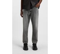 HUGO Jean Tapered en denim rigide à effets usés - Style HUGO 838, 50542889 Gris 34/34