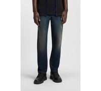 HUGO Jean Tapered en denim stretch bleu - Style Brody, 50541576 Bleu foncé 31/32