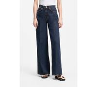 HUGO Jean Wide en denim bleu avec plis sur le devant - Style 937_16, 50563504 Bleu foncé 30/34