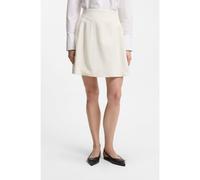 HUGO Jupe coupe évasée en bouclette brillante - Style Ruminal-1, 50558333 Blanc 40