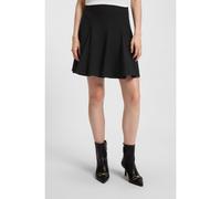 HUGO Jupe courte à la coupe évasée avec empiècements godets - Style Rejuli, 50547632 Noir 36