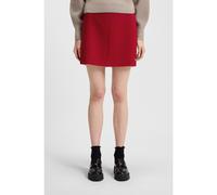HUGO Jupe courte coupe évasée à effet texturé - Style Ramine, 50547637 Rouge 38