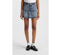 HUGO Jupe courte demi-plissée en denim rigide - Style Gaby_B, 50546318 Bleu L