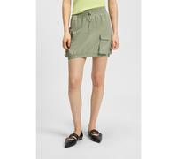 HUGO Jupe courte en coton lisse avec poches cargo - Style Refino-1-D_B, 50538401 Chaux 42