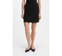 HUGO Jupe courte en jersey Punto Milano avec poches devant - Style Noellen, 50557504 Noir M