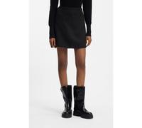 HUGO Jupe courte en tissu bouclette - Style Romese-1, 50558561 Noir 34