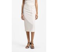 HUGO Jupe crayon avec ceinture chaîne ton or - Style Ratsa, 50558168 Naturel 42