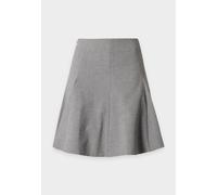 HUGO Jupe courte à la coupe évasée en tissu stretch chiné avec godets - Style Rejuli, 50569962 Gris chiné 46