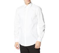 HUGO Chemise Slim Fit en popeline de coton facile à repasser - Style Kenno, 50289499 Blanc 46
