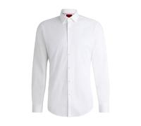 Hugo Kenno 10181991 Long Sleeve Shirt Blanc 40 Homme
