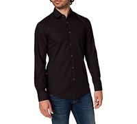 HUGO Kenno Chemise Casual, Noir (Black 001), 39 Homme