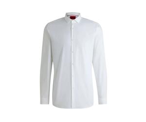 Hugo - Kenno Long Sleeve Shirt - Homme - Chemises - Blanc - Taille: 4XL