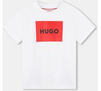 Hugo Kids' Big Logo Regular Fit T-Shirt Blanc 10P 4Y Unisex