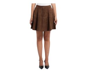 Hugo - Leather Skirts - Femme - Jupes - Brun - Taille: 38 FR