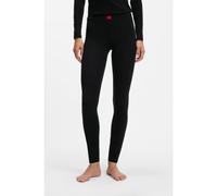 HUGO Legging Slim avec étiquette logo tissée rouge - Style THERMAL LEGGINGS, 50570568 Noir M